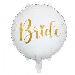 Balon z napisem Bride - stylowa dekoracja
