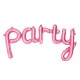 BALON foliowy Pink Party