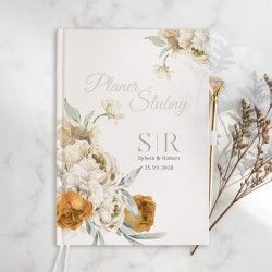 PLANER ślubny książkowy dla Pary Młodej Wild Flowers