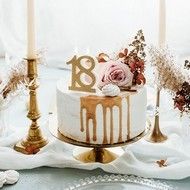 Dekoracje tortu na 18 urodziny