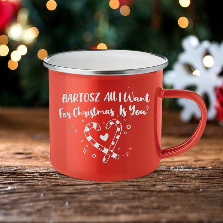 Świąteczny kubek na prezent