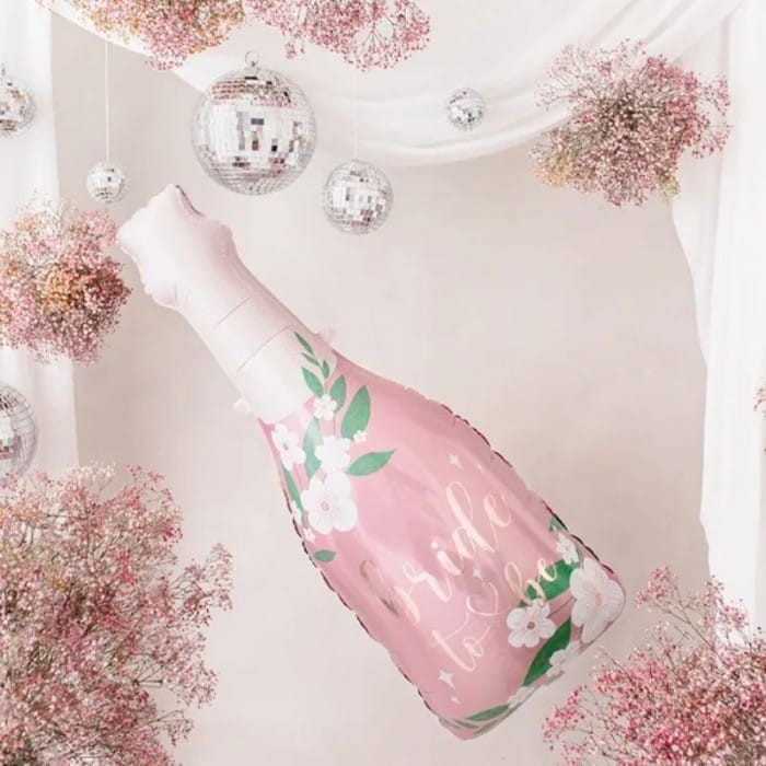 BALON foliowy butelka Bride to be Dekoracja na Panieński