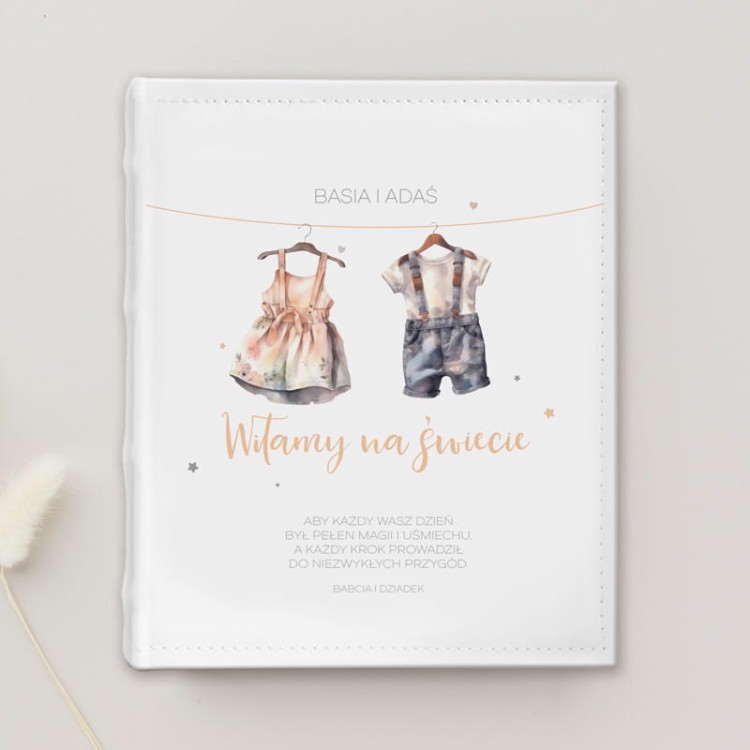 Album do zdjęć wklejanych na Chrzest