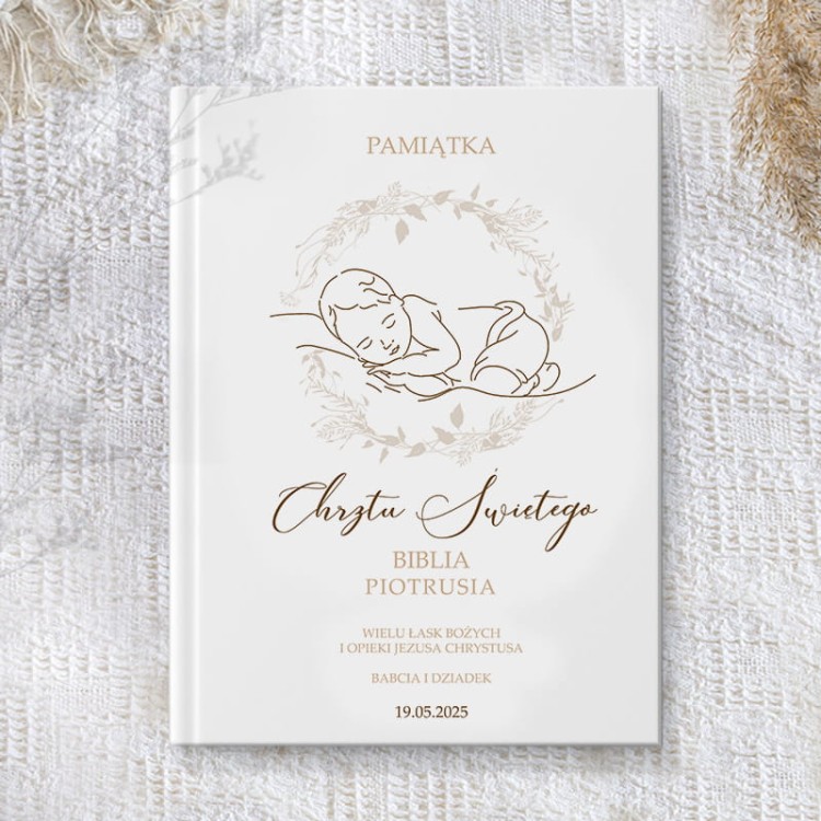 Biblia pamiątkowa na Chrzest Święty