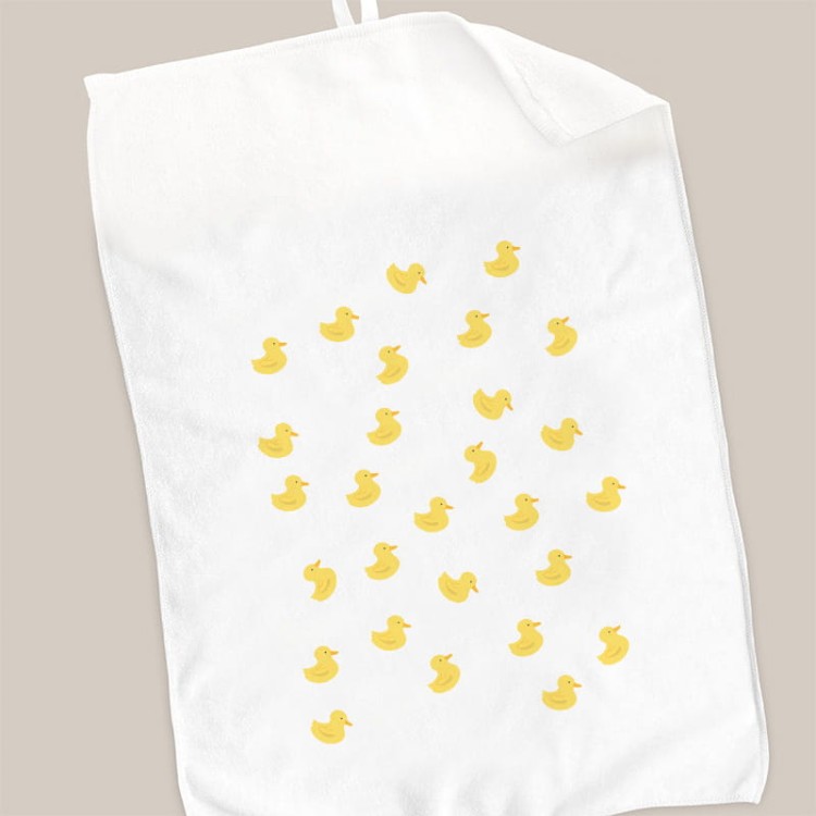 Prezent dla niemowlaka z kaczuszką.