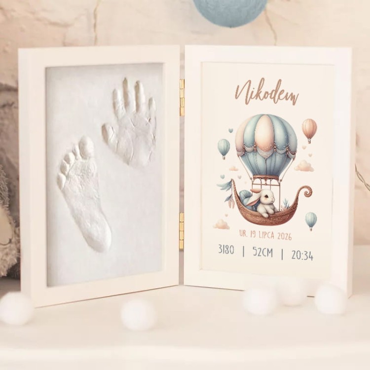 Personalizowana-ramka-z-metryczka-na-narodziny dziecka