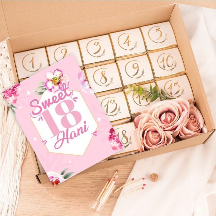 ZESTAW 18 marzeń do spełnienia prezent dla dziewczyny na 18 urodziny