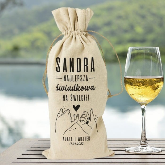 WOREK na alkohol Podziękowanie dla świadkowej