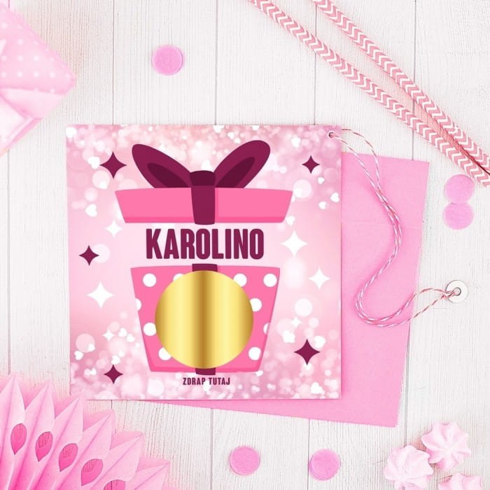 ZDRAPKA z ukrytą wiadomością dla ukochanej osoby Wyznaj miłość na Walentynki