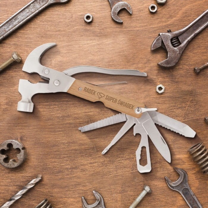 NARZĘDZIE wielofunkcyjne Młotek Podziękowanie dla Świadka