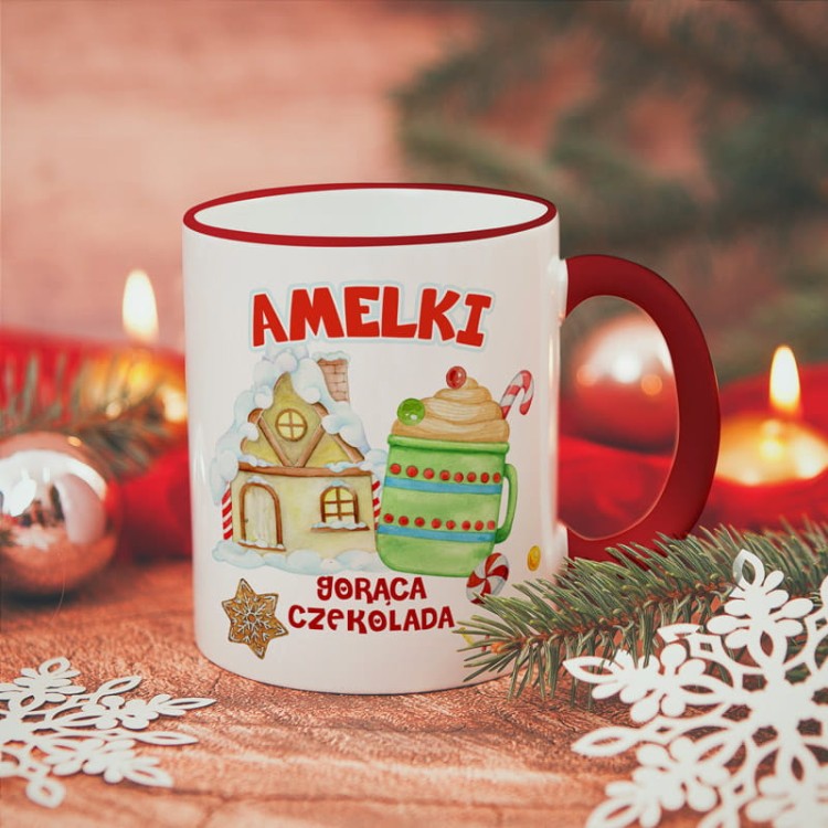 Kubek świąteczny prezent pod choinkę z personalizacją