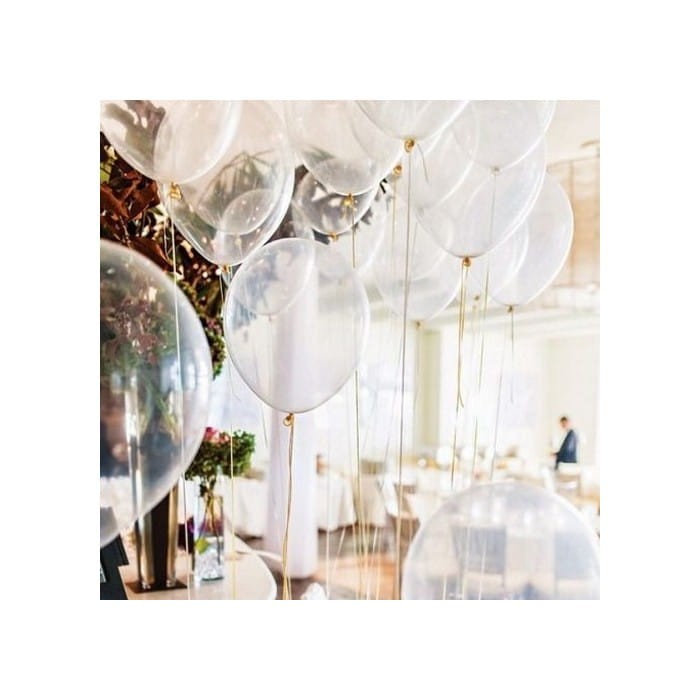 BALONY transparentne 30cm 100szt