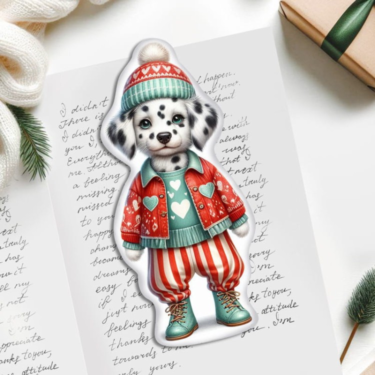 Zakładka do książki z dalmatyńczykiem