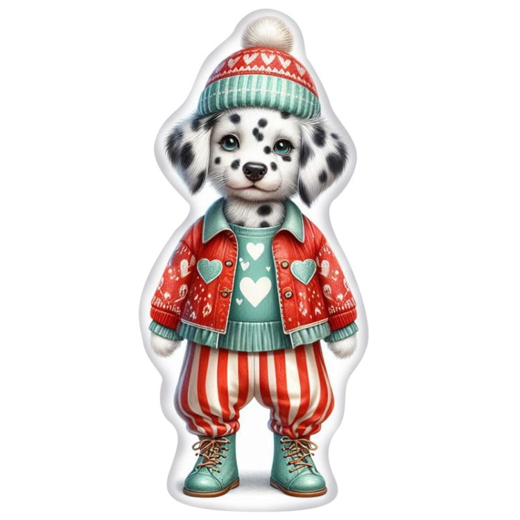 Dziecięca zakładka z motywem psa dalmatyńczyka