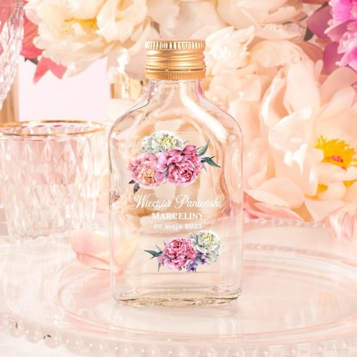 BUTELECZKA na alkohol dla dziewczyn Sweet Peony