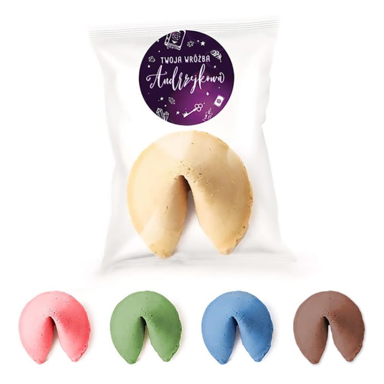 Ciasteczka z wróżbą na przyjęcie andrzejkowe.