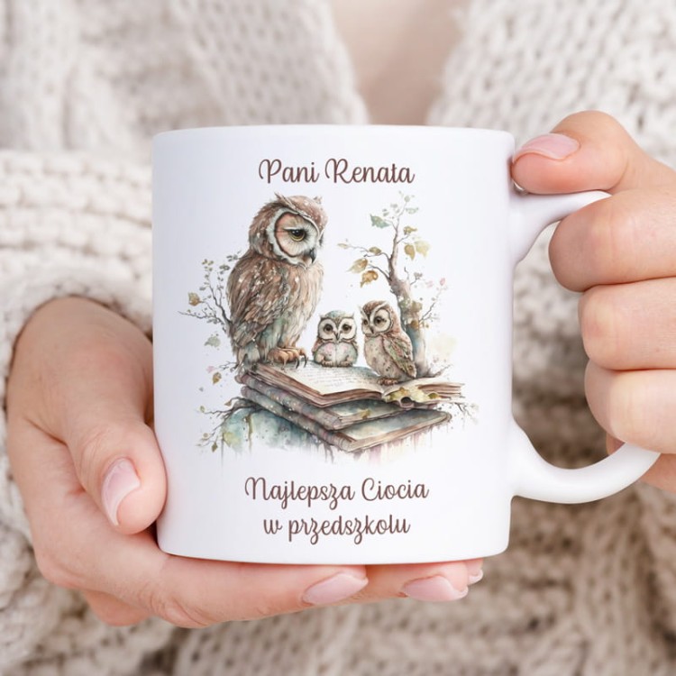 Kubek dla cioci z przedszkola