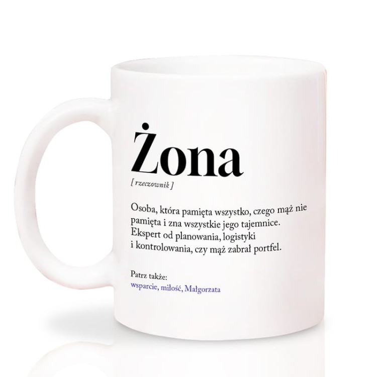 Kubek na prezent dla żony