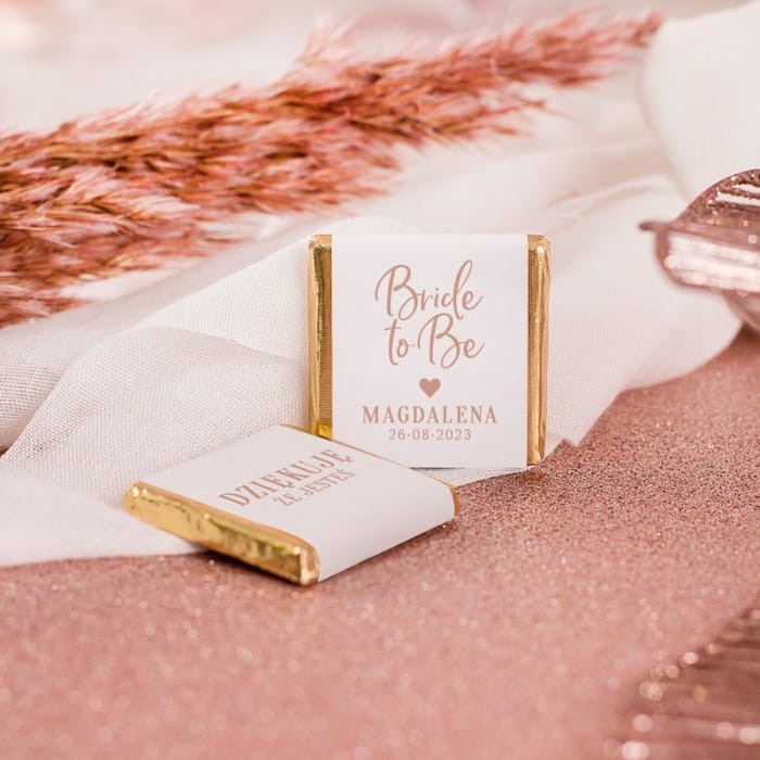 CZEKOLADKI słodki poczęstunek na panieński Bride to Be 10szt