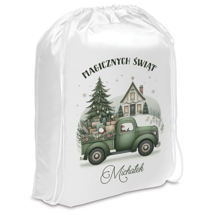 Worek świąteczny na prezenty z imieniem
