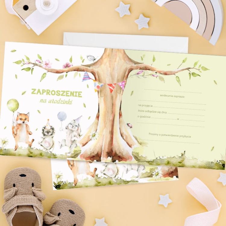 Zaproszenie urodzinowe dla dziecka
