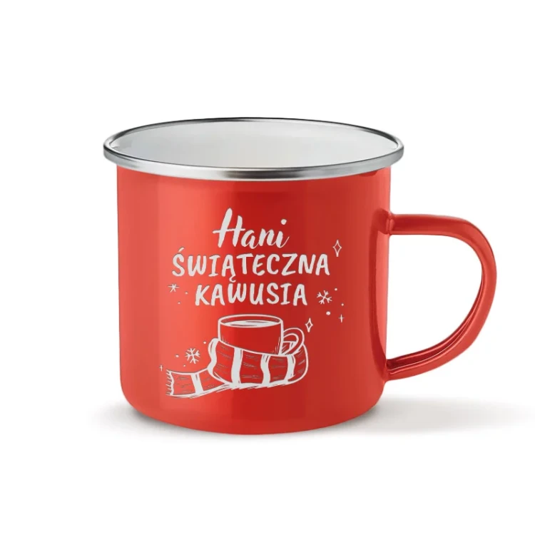 Kubek z imieniem na prezent na święta