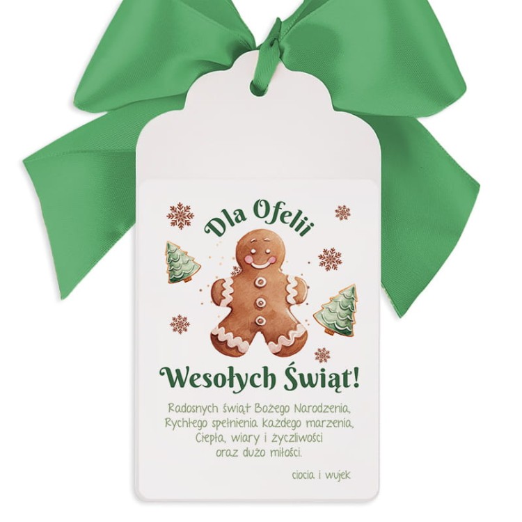 Zawieszka prezentowa na święta