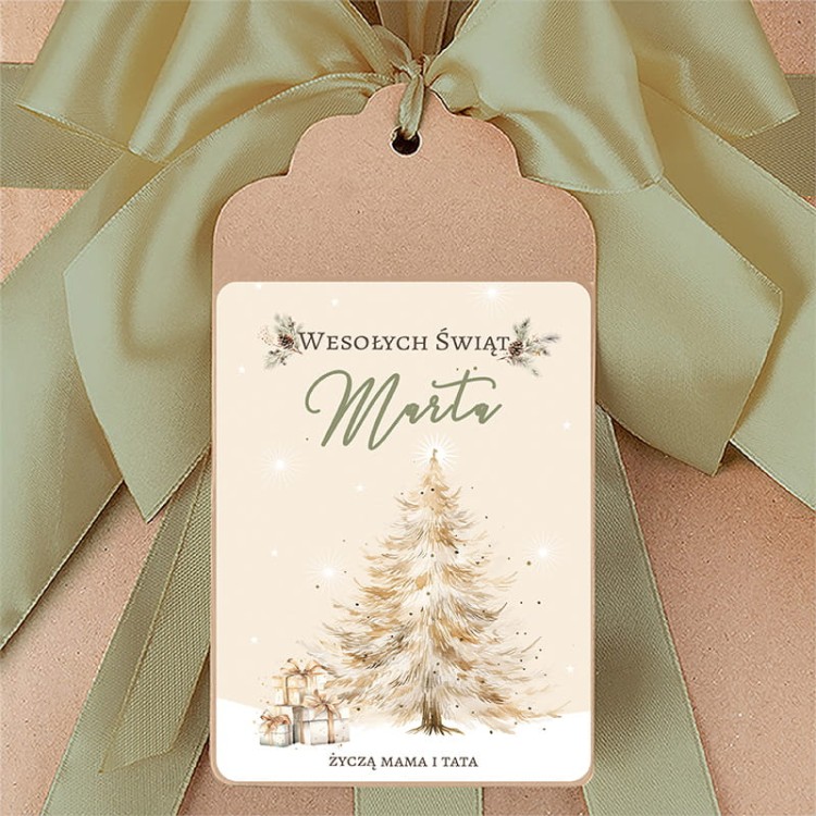 Zawieszka na prezent w stylu boho