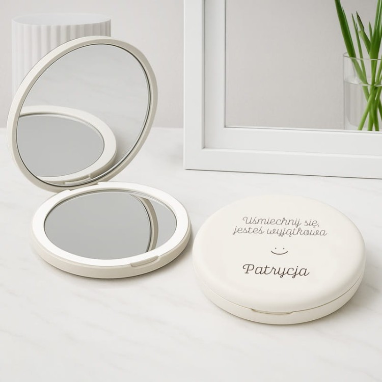 Ledowe lusterko na prezent