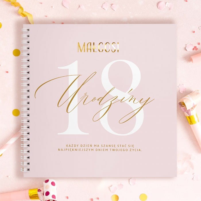 ANKIETY na 18 urodziny dziewczyny pomysłowa księga gości z zadaniami