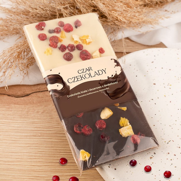 czekolada z dodatkami do zestawu swiatecznego