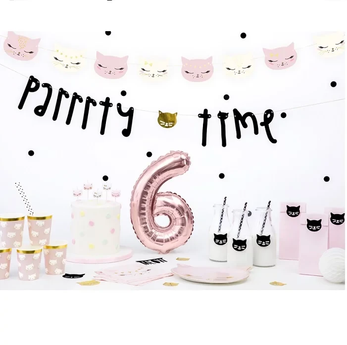 Talerzyki urodzinowe dla dziewczynek