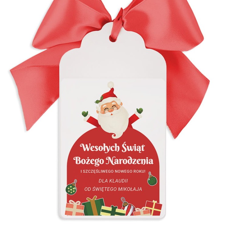 Świąteczna zawieszka na prezent