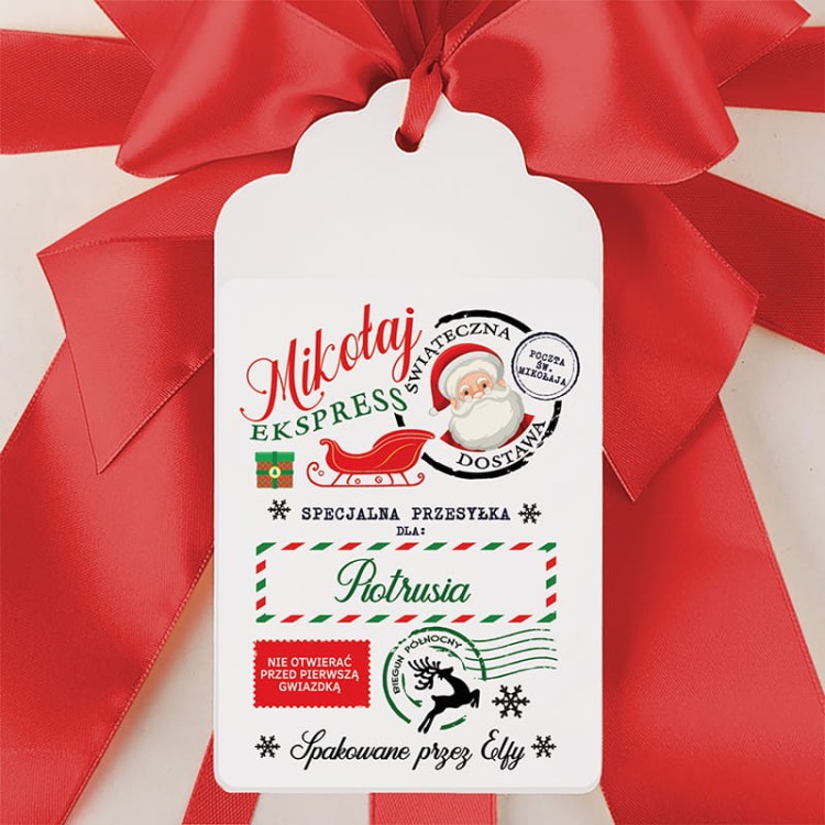 Zawieszka na prezent świąteczny