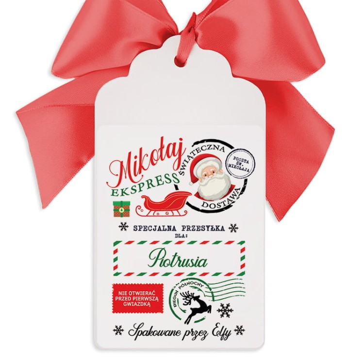 Zawieszka prezentowa na święta