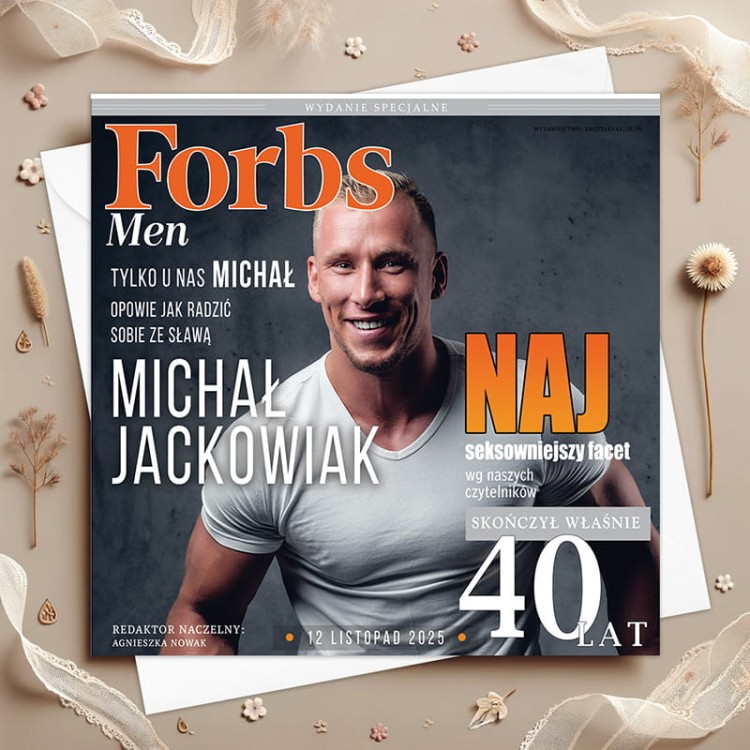 Kartka urodzinowa dla 40 latka