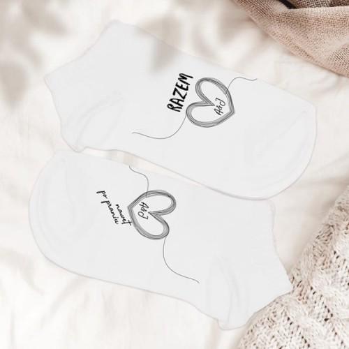 SKARPETKI damskie z zabawnym nadrukiem dla Niej