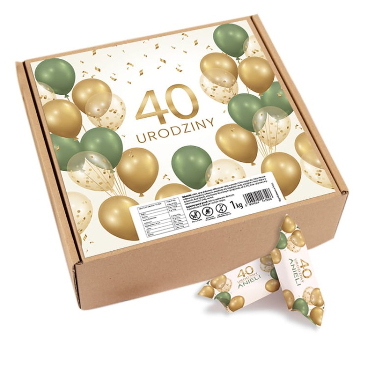 Krówki z nadrukiem imienia, idealny słodki prezent dla jubilata.