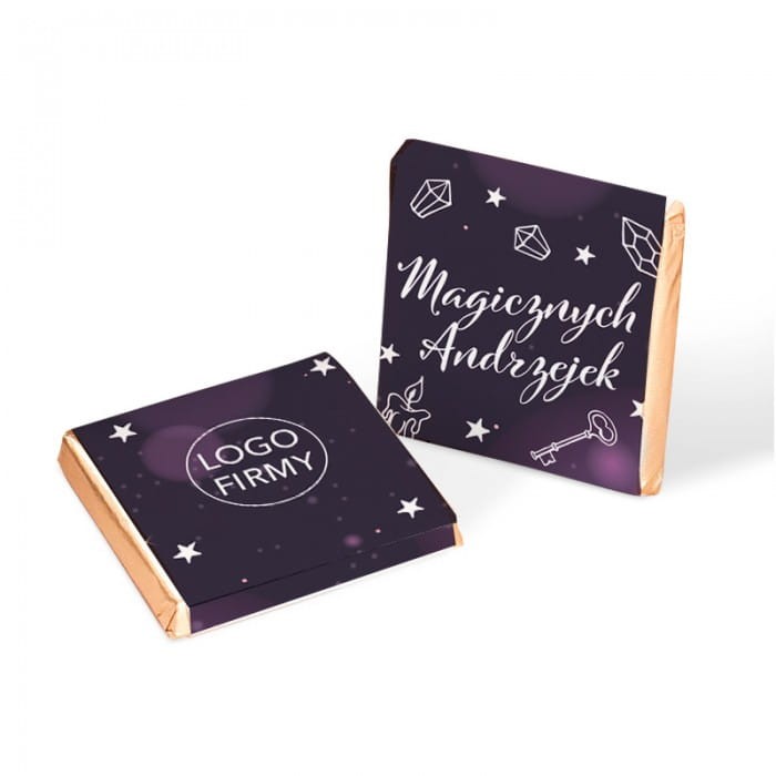 CZEKOLADKI z Twoim LOGO Poczęstunek na andrzejki 10szt