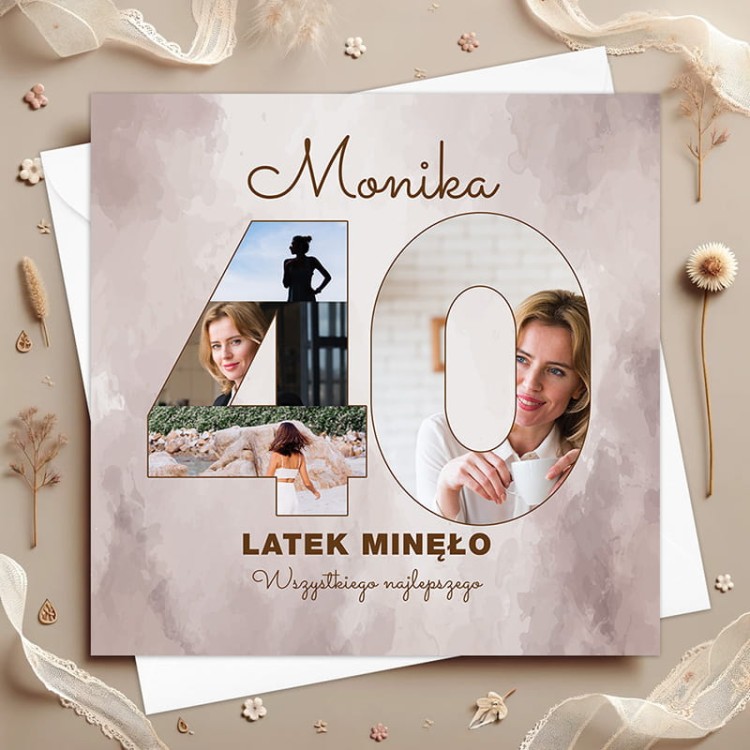 Kartka urodzinowa dla kobiety