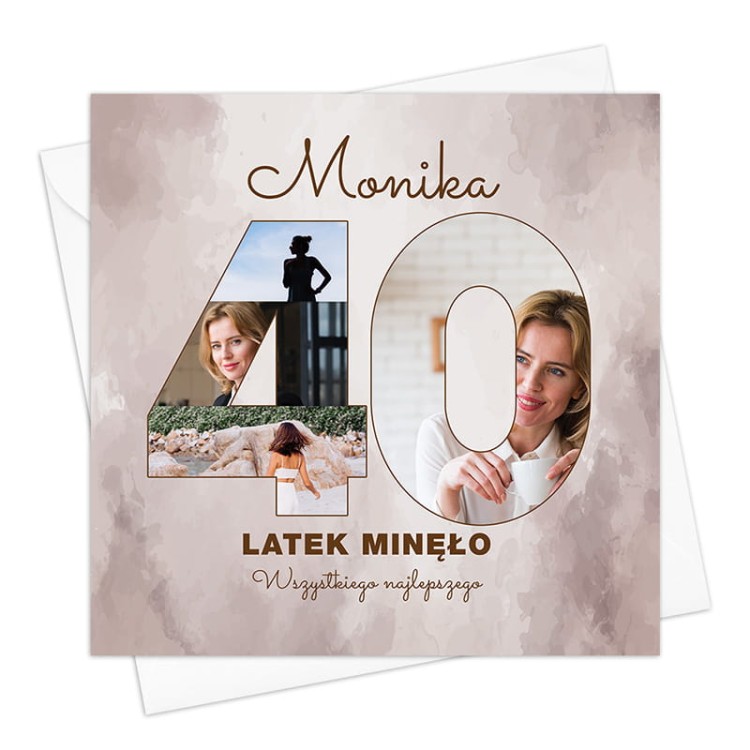 Personalizowana kartka urodzinowa