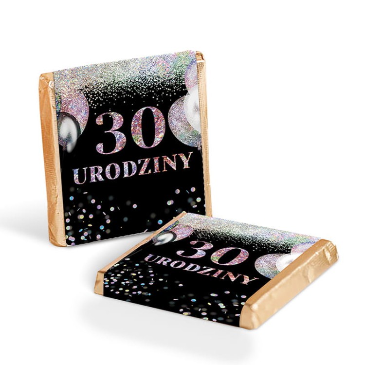 Czekoladki dla gości 30 urodzin