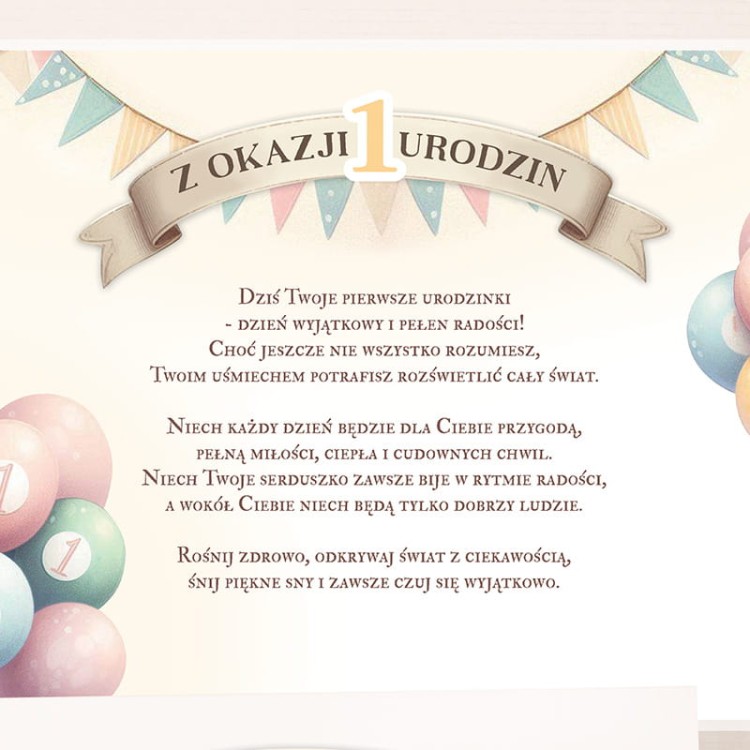 Edukacyjny prezent na roczek z bajkami i grawerowanymi łyżeczkami