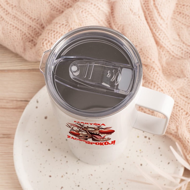 duzy termiczny kubek z imieniem