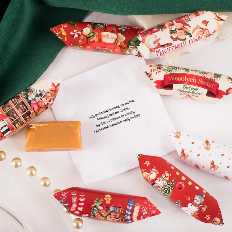 Personalizowany słoik z krówkami – magia świąt zamknięta w słodkościach