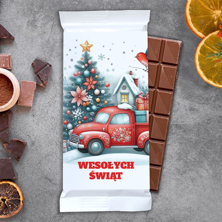 Czekolada w świątecznym zestawie