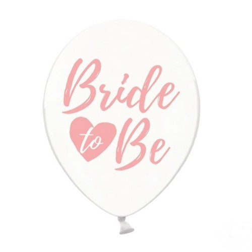 BALONY Bride to Be różowe 30cm 6szt
