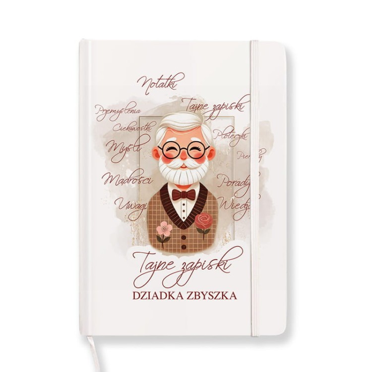 Notes z dedykacją dla dziadka do zapisywania wspomnień i porad rodzinnych