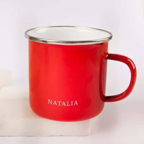 Personalizowany zestaw kubków z napisem Kochana Babcia i Kochany Dziadek.