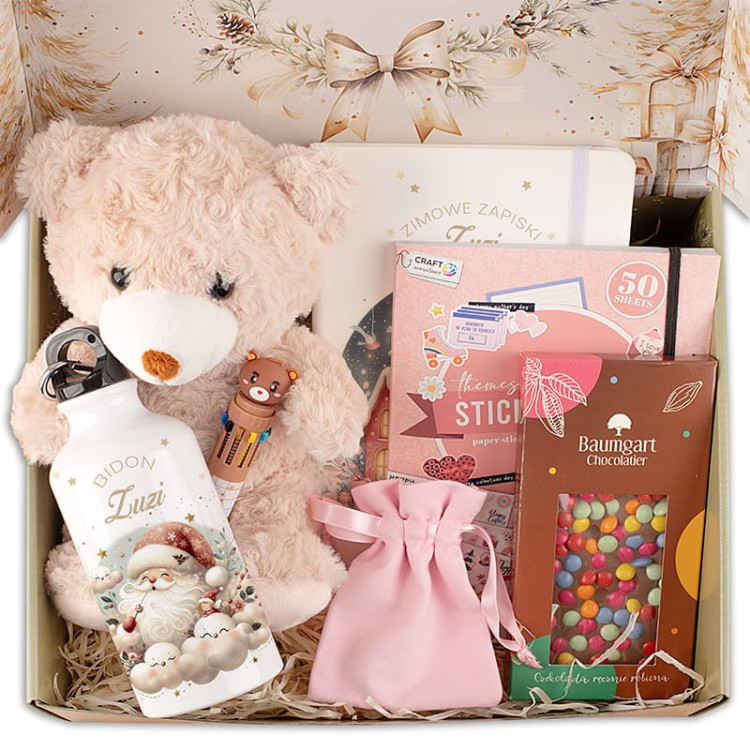 Personalizowany prezent świąteczny z imieniem dla dziewczynki.